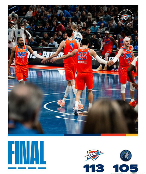 11月27日 NBA杯小组赛西部 森林狼vs雷霆 全场录像及集锦